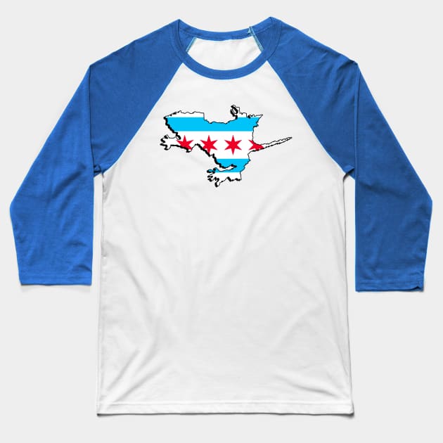 Chicago Rat Baseball T-Shirt by Mister Dog Art